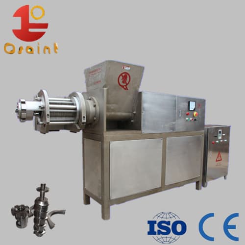 Poultry meat cutting machine for making salami sausage